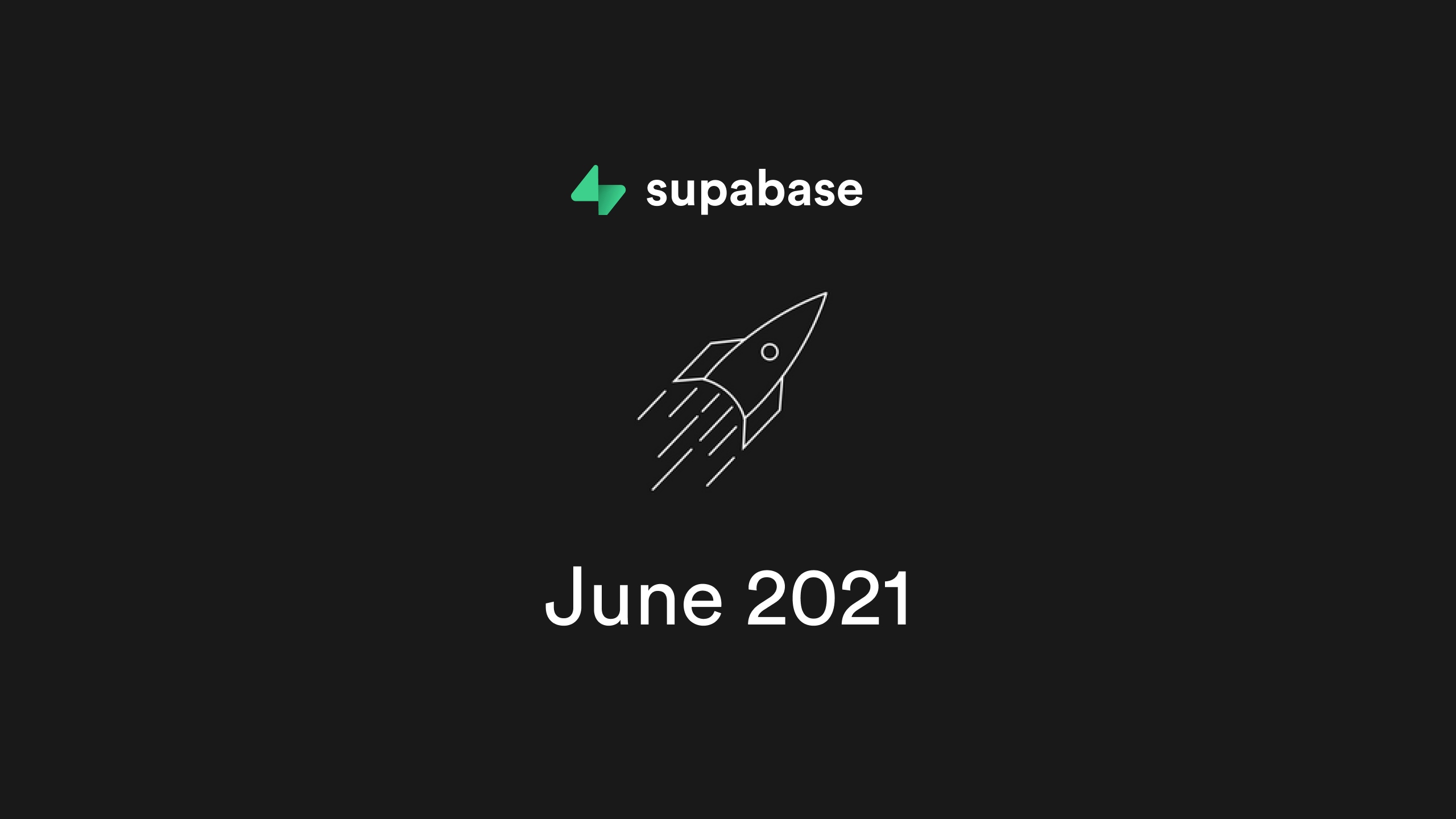 Supabase Beta June 2021 thumbnail