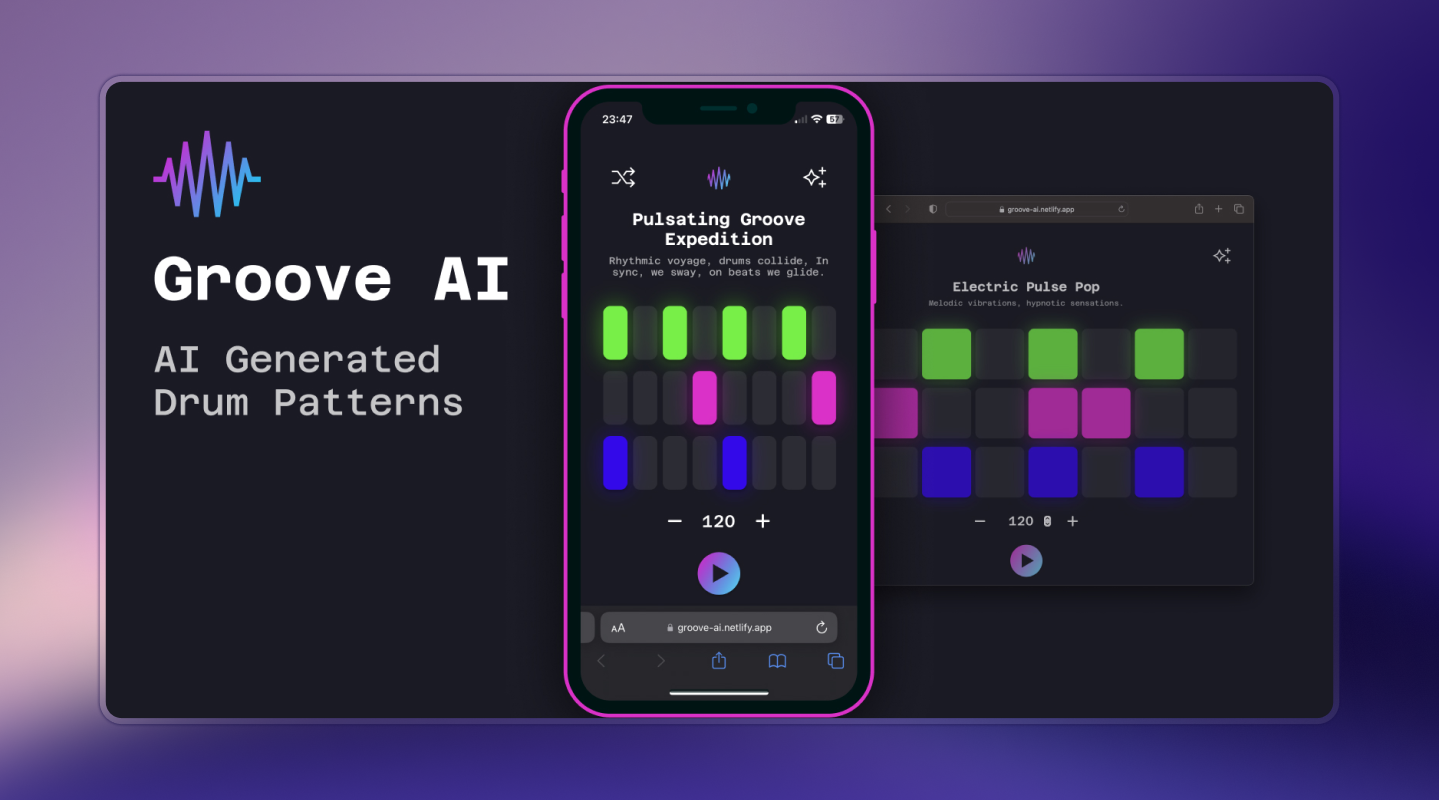 Groove AI - AI Generated Drum Patterns